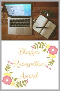 Blogger Recognition Award Pinterest
